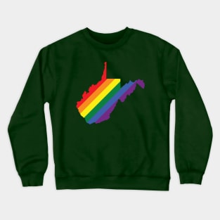 West Virginia state LGBT pride Crewneck Sweatshirt